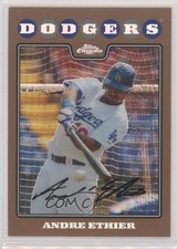 2008 Topps Chrome Copper Refractor 593/599 Andre Ethier #173 0q3