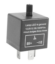 CF-13 LED Flasher Relay, Universal 12V Car Flasher Relay for LED Turn Signal