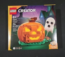 New LEGO Creator Halloween Pumpkin with Light Up Brick, 40697, 254 pieces