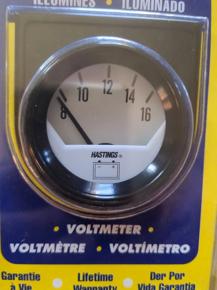 Kit de medidor de voltímetro de fácil lectura Hastings TA1833 Foto 2 de 4