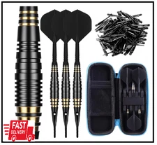Professional Soft Tip Darts Set 18 Grams with 30 Extra Dart Tips and Gift Storag