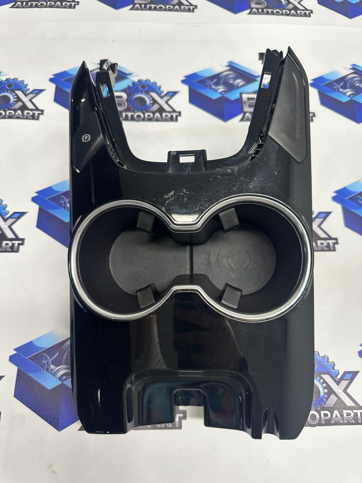 2013-2020 FORD FUSION FRONT CENTER CONSOLE DUAL DRINK CUP HOLDER TRIM BLACK OEM