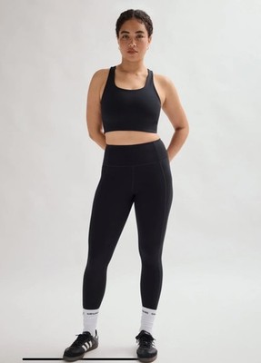 NWT- 2 For 1 Girlfriend Collective Black Leggings Size XS School, Sports MSRP$68