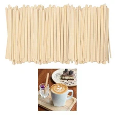 400 Birchwood Coffee Stirrers Cocktail Mixer Drink Swizzle Mix Bar Craft Stick