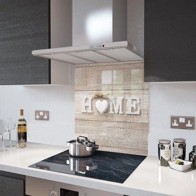 Glas Spritzschutz Home und weißes Herz Glas und Zubehör - Premier Range