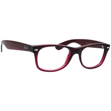 Ray-Ban Sunglasses Frame Only RB 2132 New Wayfarer 843/77 Bordeaux Clear 52 mm