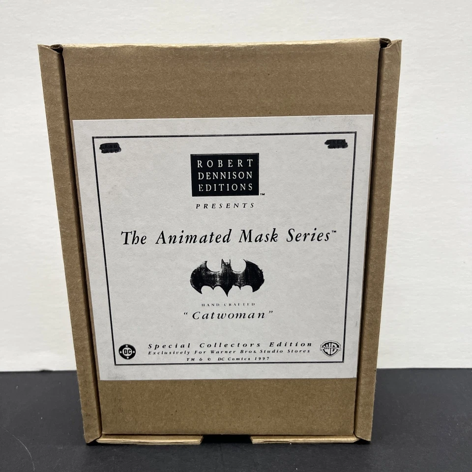 Obra de Arte Catwoman C-241 Edición Limitada Bellas Artes Máscara de Coleccionista Robert Dennison Foto 4 de 4