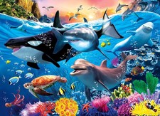 Puzzles for Kids Ages 4-8 Year Old 15.75 inches x 11 inches, Underwater World