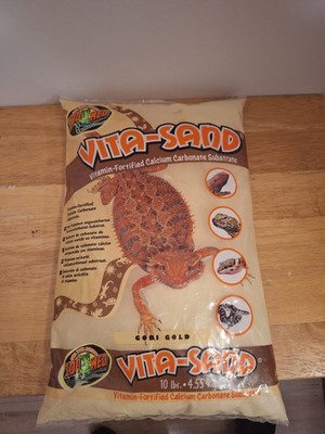 Zoo Med Vita Sand Gobi Gold Vitamin-Fortified Calcium Substrate 10 lbs