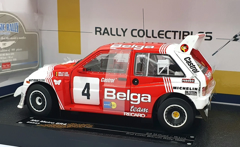 Sun Star 1/18 Scale Diecast 5543 - MG Metro 6R4 #4 2nd Bianchi Rally 1986 - Image 2 of 4