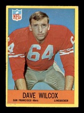 1967 Philadelphia #178 Dave Wilcox RC VG X3699551