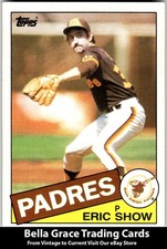 1985 Topps Eric Show #118 San Diego Padres MLB Baseball