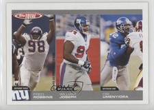 2004 Topps Total Fred Robbins William Joseph Osi Umenyiora #295 2s4