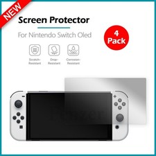 4-Pack LCD Clear HD Screen Shield Protector for Nintendo Switch Oled