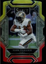 2021 SELECT RED AND YELLOW PRIZM DIE-CUT #215 MARK INGRAM II CLUB LEVEL SAINTS