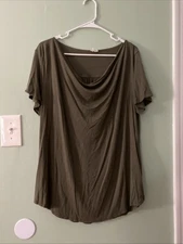 Cato Green Short Sleeve Tunic