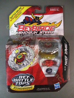 RARE Beyblade Shogun Steel SS-24 Thief Zirago WA130HF Attack Bey Battle Top NIB