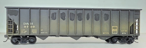 Tolva de 12 paneles HO McLean D&H 9739 Kadee RTR bien desgastada con caja | Zustand: Used