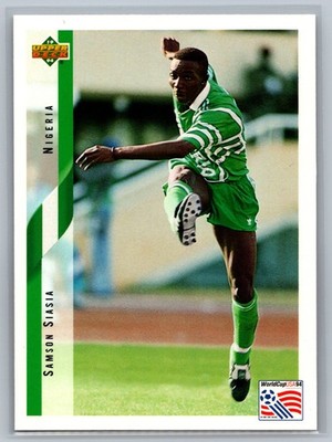 1994 Upper Deck World Cup USA 94 Samson Siasia #200 Soccer Card