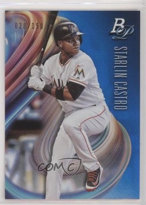 2018 Bowman Platinum Blue 28/150 Starlin Castro #78 rg2