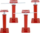 4 Pack House Floor Jacks for Leveling,Adjustable Basement 12"-16" 11023 lbs