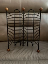CD Storage Tower Rack - 40 Disc Holder Metal Wire Organizer - ATLANTIC Vintage
