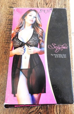 Sexy Time Fly Away Baby Doll + G-String Set