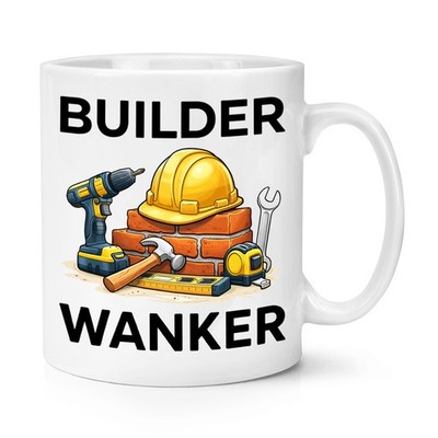 Gift Base Kaffeebecher 10oz Keramik Tasse Bauarbeiter Spruch Becher