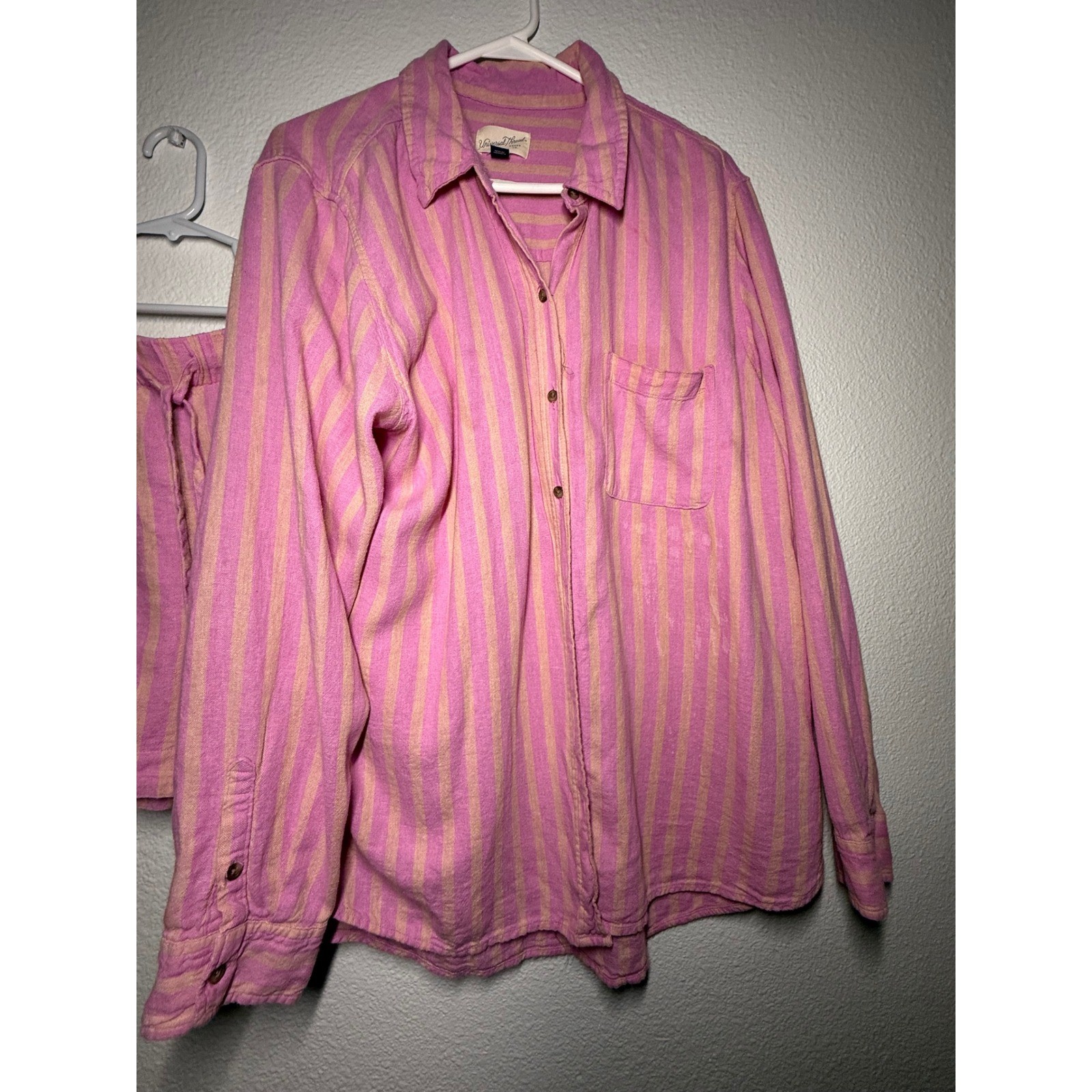Universal Thread Pink Stripe Button Down Shirt an… - image 3