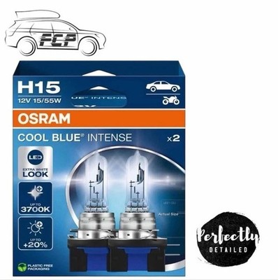 OSRAM Cool Blue Intense Next Gen H15 Scheinwerferlampen (Twin) 64176CBN-2HB 3700K