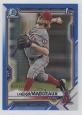 2021 Bowman Draft Chrome Blue Refractor 34/150 Landon Marceaux #BDC-115 0ou2