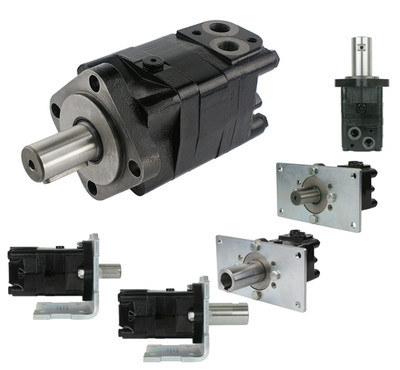 Hydraulikmotor Öl- Orbital- Gerotormotor BMS OMS SMS 80 bis 400ccm Welle Ø32