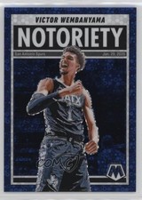 2024 Panini Mosaic Notoriety Fast Break Blue Prizm /85 Victor Wembanyama #3 0h4m