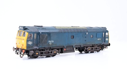 Bachmann Spur O Class 25 BR blau mit gelben Enden Kopf Code Box Nr.7673 - Afterma | Zustand: Used