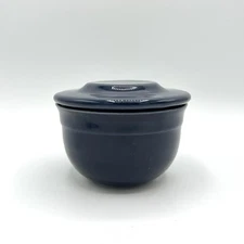 Emile Henry Butter Pot Navy Blue Twilight Ceramic Kitchen Potter France 86.10
