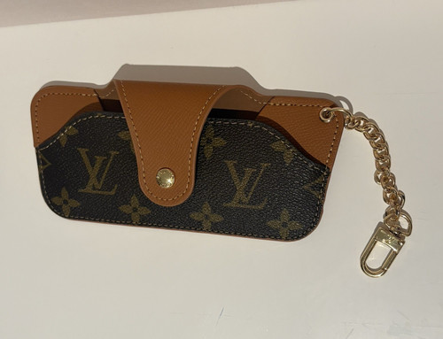 Brown Monogram Wallet Case Cell Phone Cover with Wrist Strap Included
