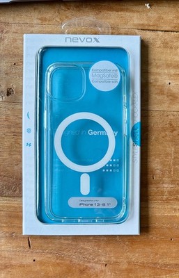Nevox StyleShell Shockflex Hülle iPhone 13 Transparent Tasche Case MagSafe