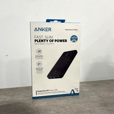 Anker PowerCore III Sense 20000mAh 20W PD USB-C Power Bank - Black