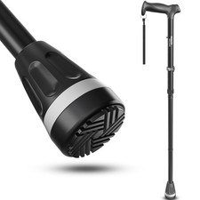 All Terrain Walking Cane for Men  Women, Lightweight, Foldable, Adjustable,