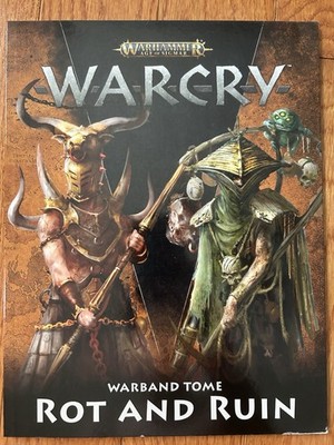 Warhammer Age of Sigmar Warcry Warband Tome Rot and Ruin Expansion Book GW