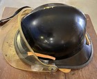 Vintage Cairns & Brothers Firefighters Helmet With Hard Coated Face Shield — photo 4
