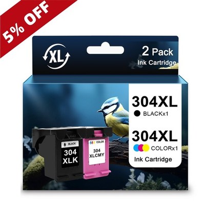 XXL TINTE patrone für HP 304 XL Envy 5030 5010 Deskjet 2630 3720 2600 2620