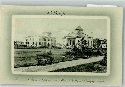 38069201 - Winnipeg Kirche Emanuel Baptist 1911 - Bild 1 von 2
