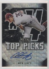 2020 Leaf Metal Draft Top Picks Black Wave 6/7 Asa Lacy #TP-AL1 Auto 4t6