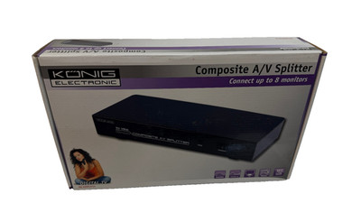 Konig König KN-AVSPLIT15  Composite A/V Splitter