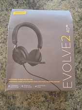 Jabra Evolve2 40 SE USB-C, Noise Canceling Corded Headset Brand New