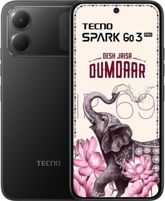Tecno Spark Go 3 Pro | 128GB | 4GB RAM | Schwarz Global Version Unlocked...