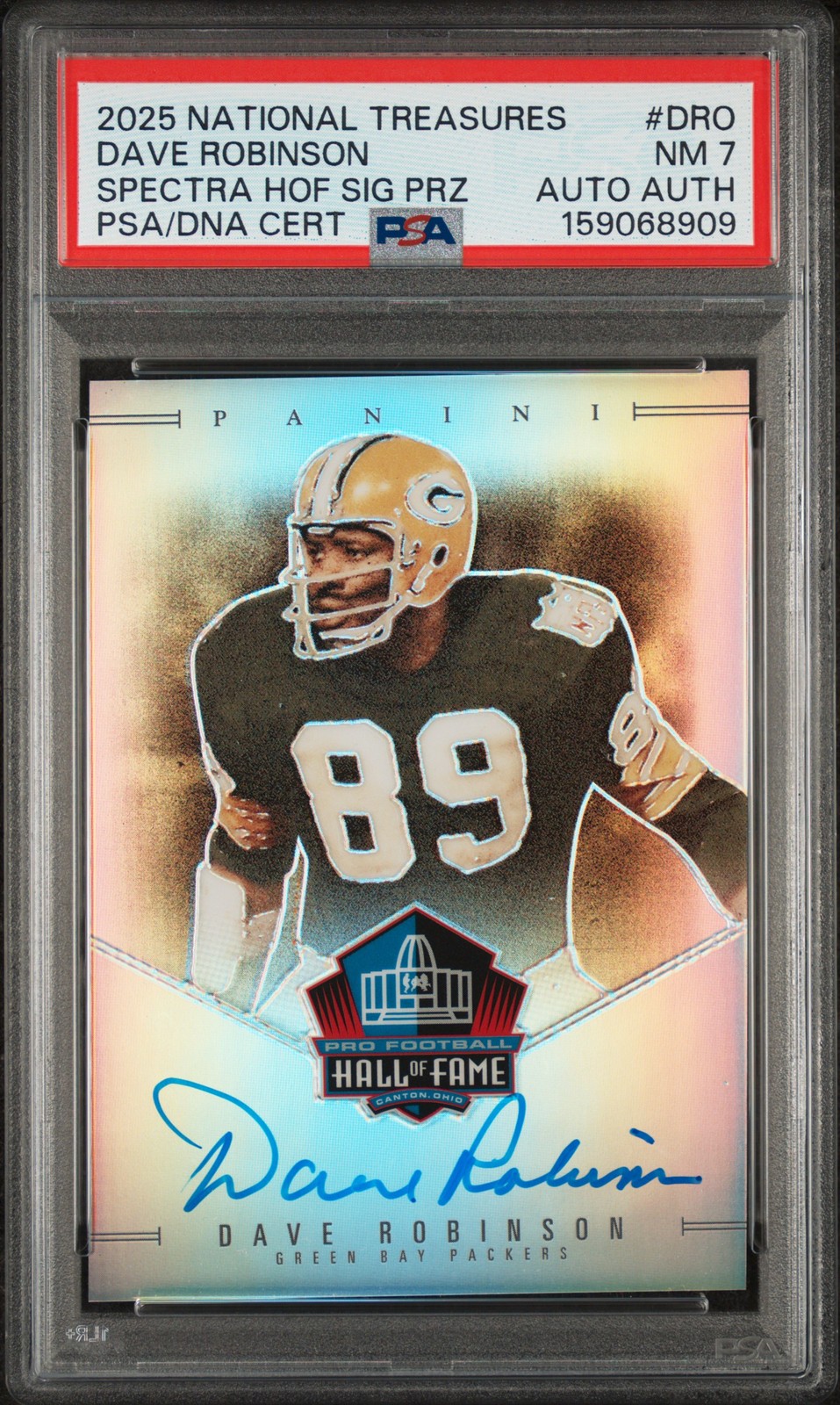2025 PANINI NATIONAL TREASURES DAVE ROBINSON 21/50 PSA 7 DNA AUTO AUTHENTIC