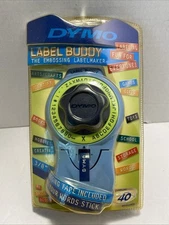 2003 Dymo Label Buddy Embossing Labelmaker w/1 Roll 3/8" x 12' Tape NEW in Pkg