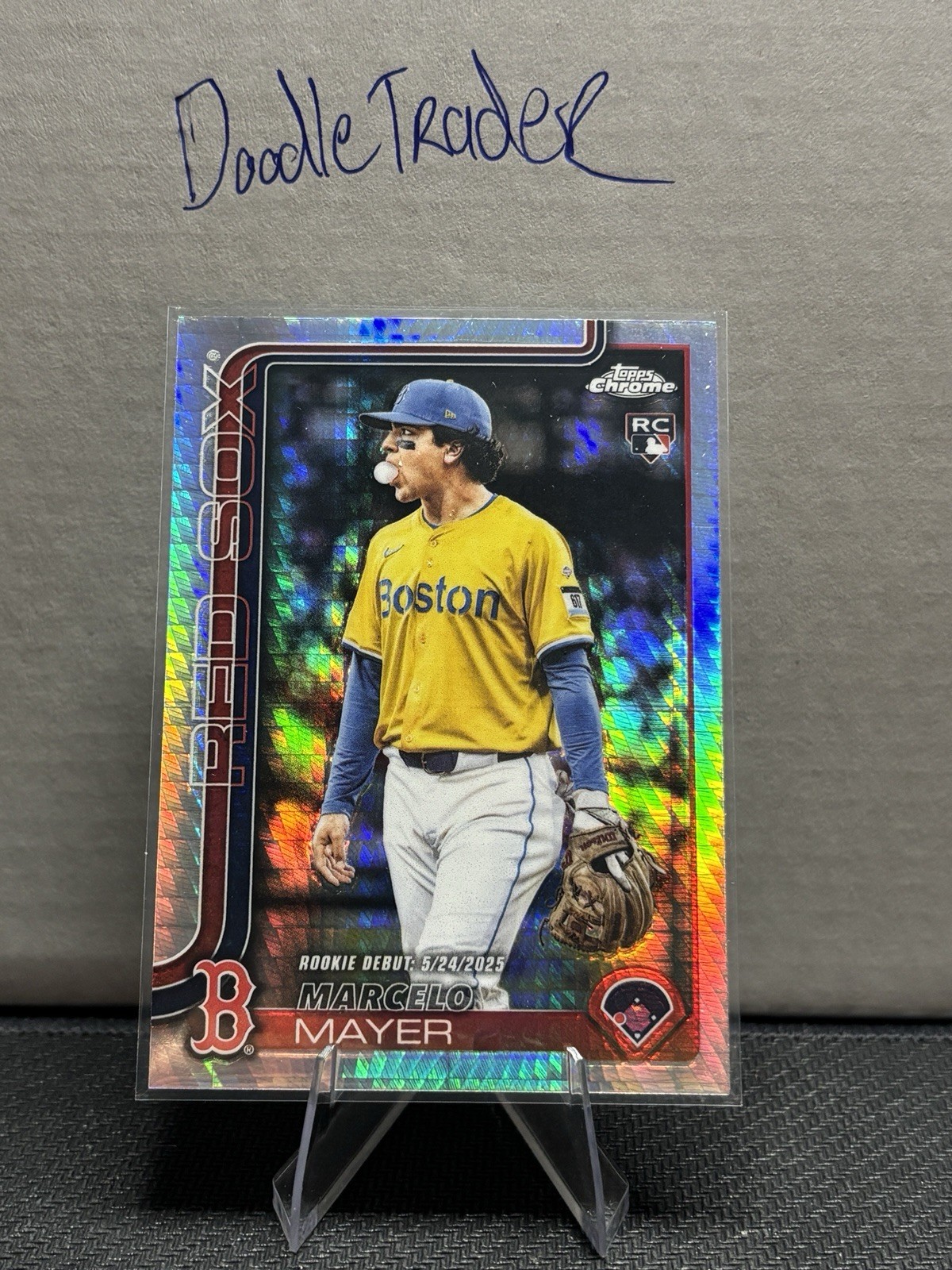 2025 Topps Chrome Update Marcelo Mayer #USC117 Rookie Debut RC Prism Refractor